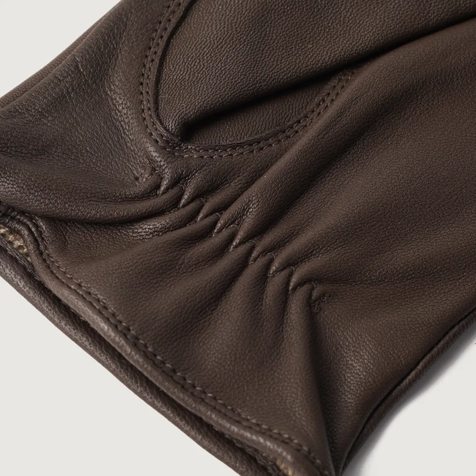 Ralph Brown Leather Dress Gloves
