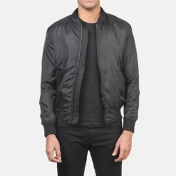 Ramon Black Bomber Jacket