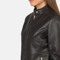 Rave Brown Leather Biker Jacket