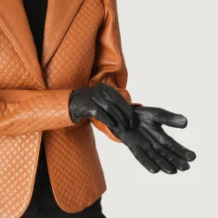 Saltor Black Leather Dress Gloves
