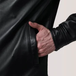 Sean Black Leather Classic Jacket