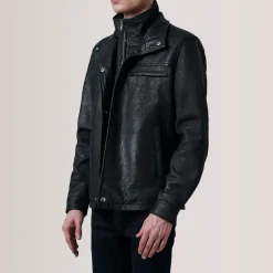 Sean Black Snuffed Classic Jacket