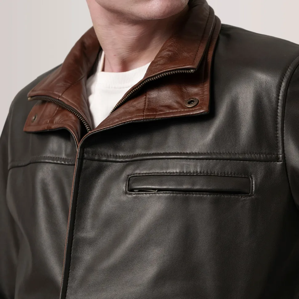 Sean Brown Leather Classic Jacket