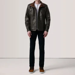 Sean Brown Leather Classic Jacket
