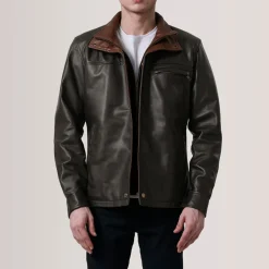 Sean Brown Leather Classic Jacket