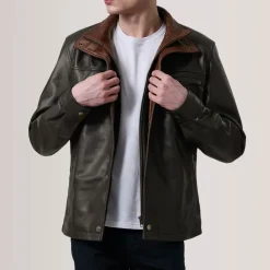 Sean Brown Leather Classic Jacket