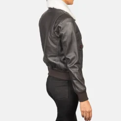 Stella G-1 Brown Leather Bomber Jacket