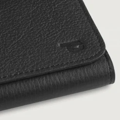 Taylor Black Leather Continental Wallet