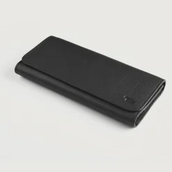 Taylor Black Leather Continental Wallet