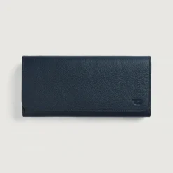 Taylor Blue Leather Continental Wallet