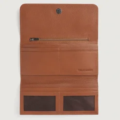 Taylor Brown Leather Continental Wallet