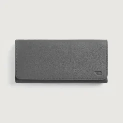 Taylor Grey Leather Continental Wallet