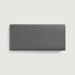 Taylor Grey Leather Continental Wallet