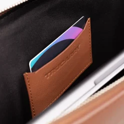 The Baxter Brown Leather Laptop Sleeve