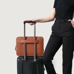 The Baxter Brown Leather Laptop Sleeve