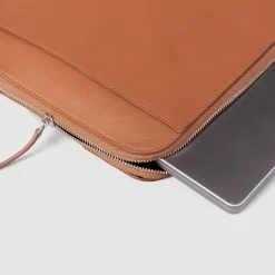 The Baxter Brown Leather Laptop Sleeve