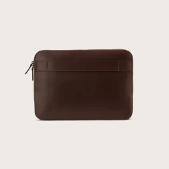 The Baxter Vintage Brown Leather Laptop Sleeve