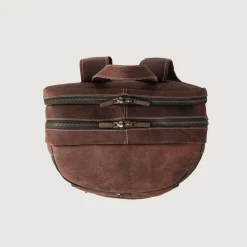 The Bedford Vintage Distressed Brown Leather Backpack