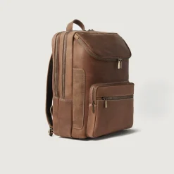 The Bedford Vintage Tan Leather Backpack