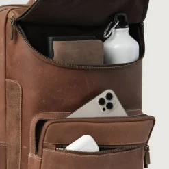 The Bedford Vintage Tan Leather Backpack