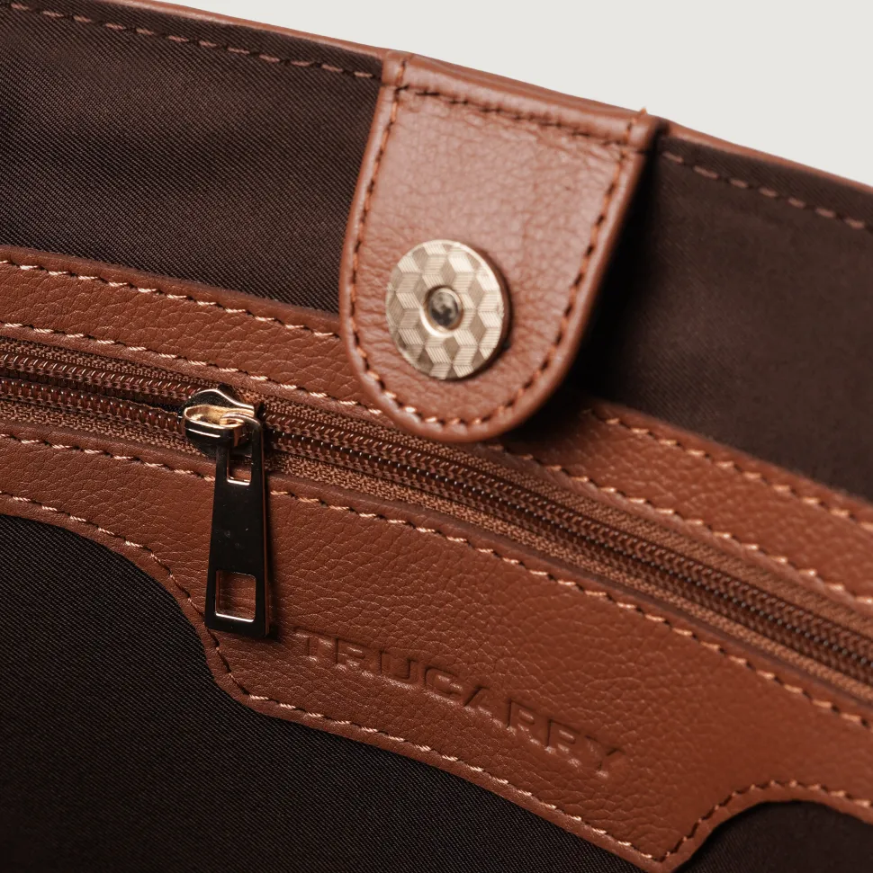 The Bianca Brown Leather Tote Bag