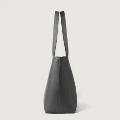 The Bianca Grey Leather Tote Bag