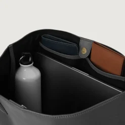 The Bianca Grey Leather Tote Bag