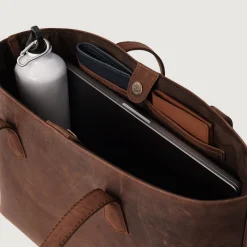 The Bianca Vintage Distressed Brown Leather Tote Bag
