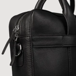 The Captain Black Leather Briefcase
