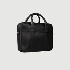 The Captain Black Leather Briefcase