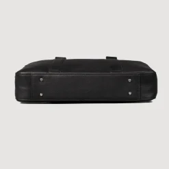 The Captain Black Leather Briefcase