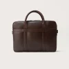 The Captain Vintage Brown Leather Briefcase