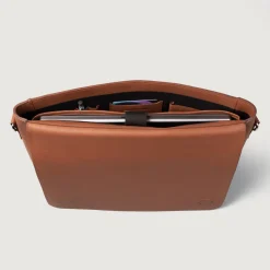 The Carismatico Brown Leather Messenger Bag