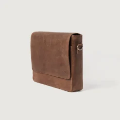 The Carismatico Vintage Tan Brown Leather Messenger Bag
