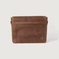 The Carismatico Vintage Tan Brown Leather Messenger Bag
