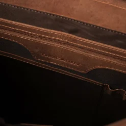 The Cristoph Vintage Tan Leather Messenger Bag
