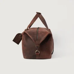 The Dale Duffle Vintage Distressed Brown Leather Duffle Bag