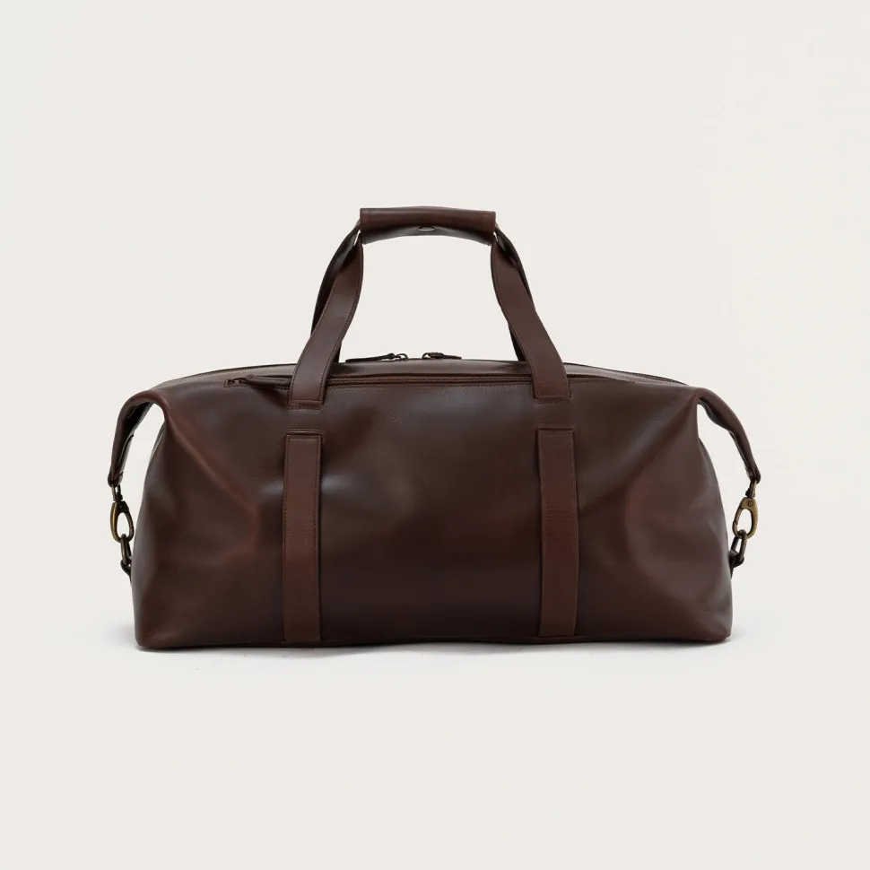 The Dale Vintage Brown Leather Duffle Bag