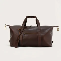 The Dale Vintage Brown Leather Duffle Bag