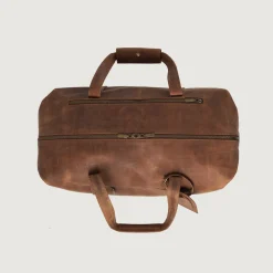 The Dale Vintage Tan Brown Leather Duffle Bag