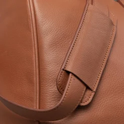 The Darrio Brown Leather Duffle Bag