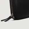 The Eclectic Black Leather Folio Organizer