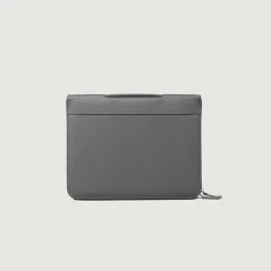 The Eclectic Grey Leather Folio Organizer