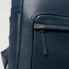 The Philos Midnight Blue Leather Backpack