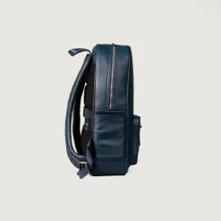 The Philos Midnight Blue Leather Backpack