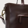 The Poet Vintage Brown Leather Tote Bag
