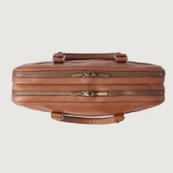 The Preston Brown Leather Briefcase