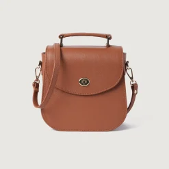 The Sandra Brown Leather Saddle Bag