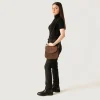 The Sandra Vintage Tan Leather Saddle Bag