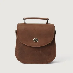 The Sandra Vintage Tan Leather Saddle Bag